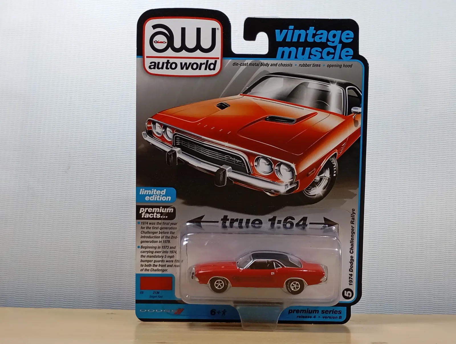 AUTO DODGE CHALLENGER RALLYE 1974