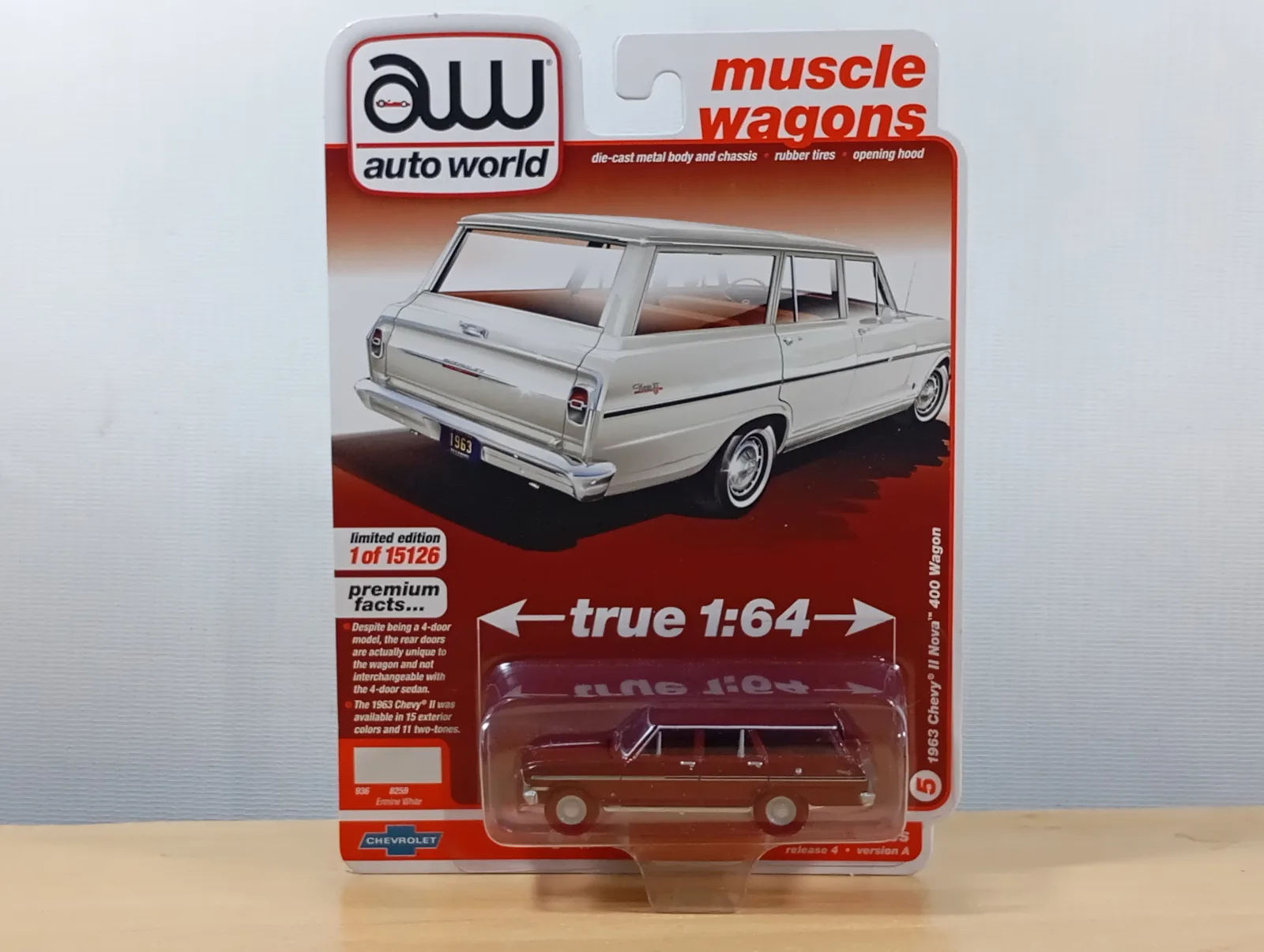 CAMIONETA CHEVROLET II NOVA 400 WAGON 1963
