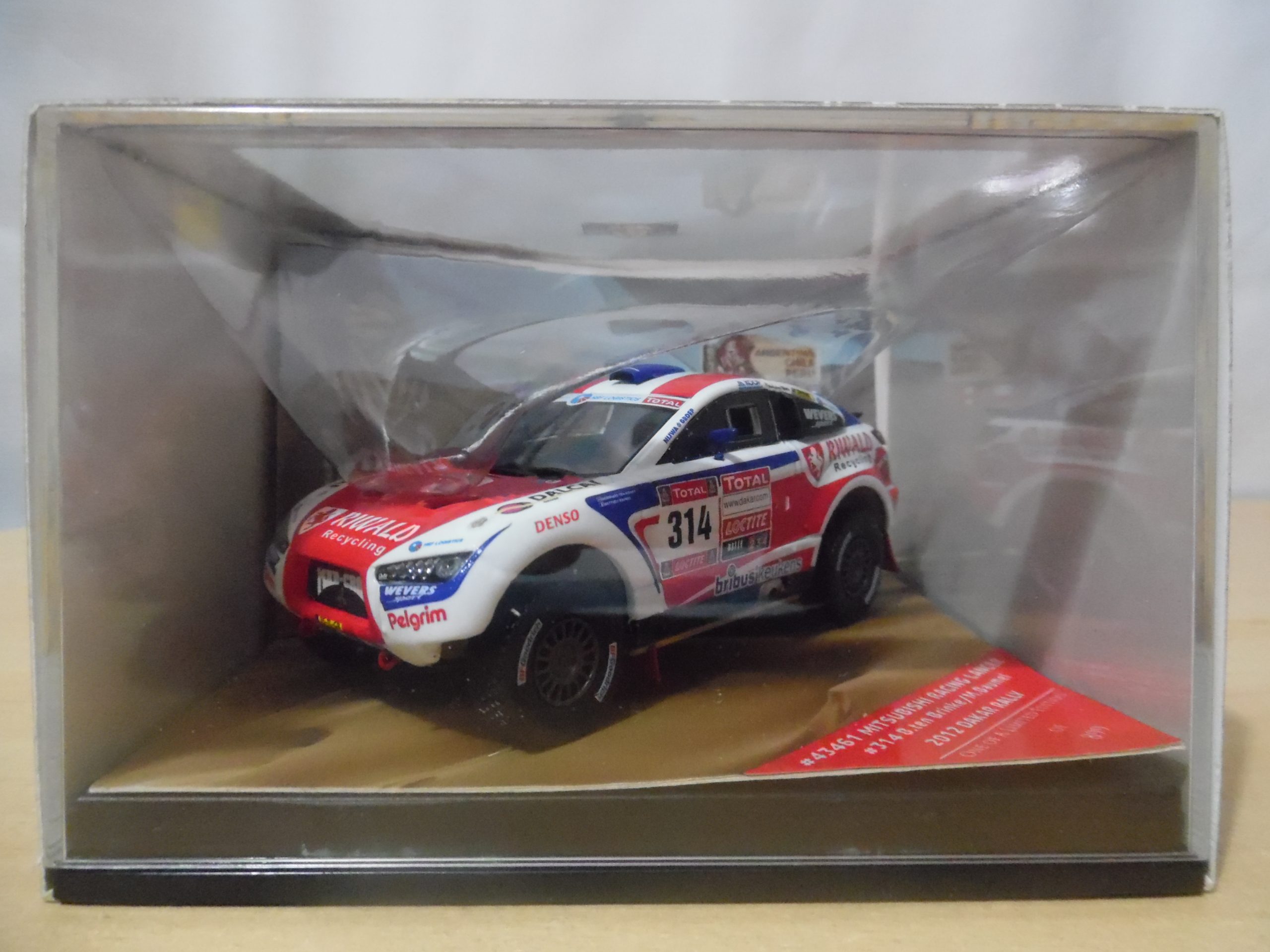 AUTO DE COMPETENCIA MITSUBISHI LANCER RACING Nº314 - Imagen 2