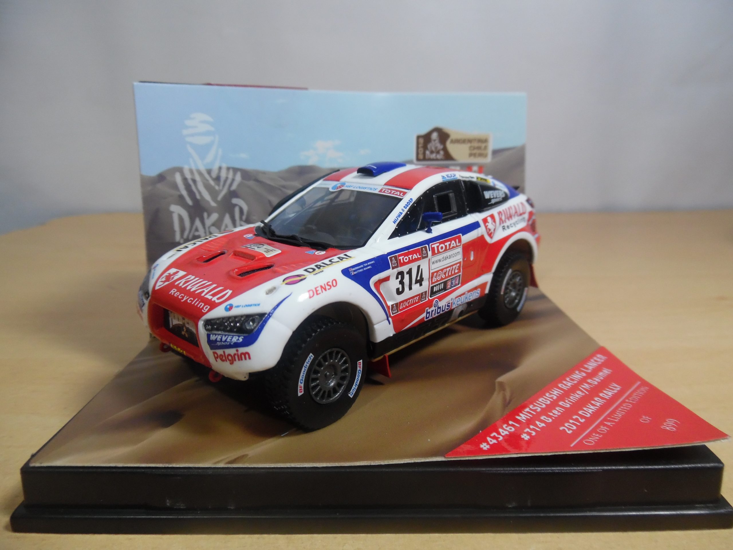 AUTO DE COMPETENCIA MITSUBISHI LANCER RACING Nº314