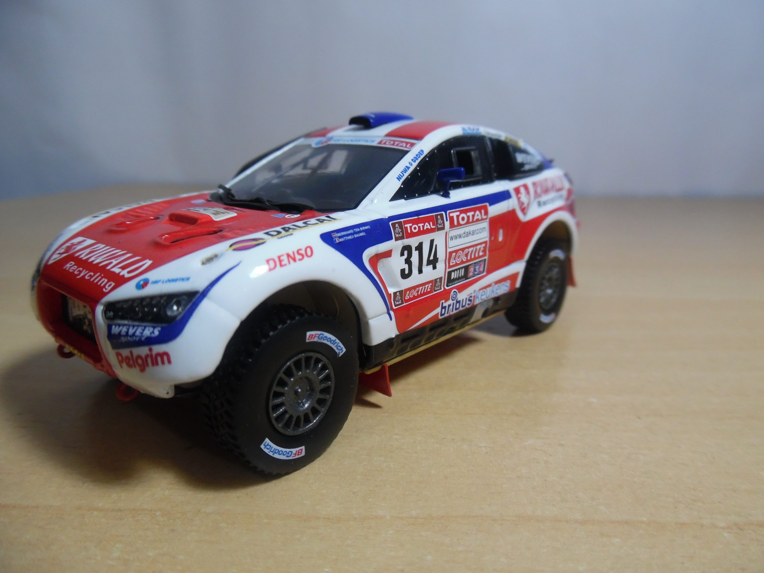 AUTO DE COMPETENCIA MITSUBISHI LANCER RACING Nº314 - Imagen 5