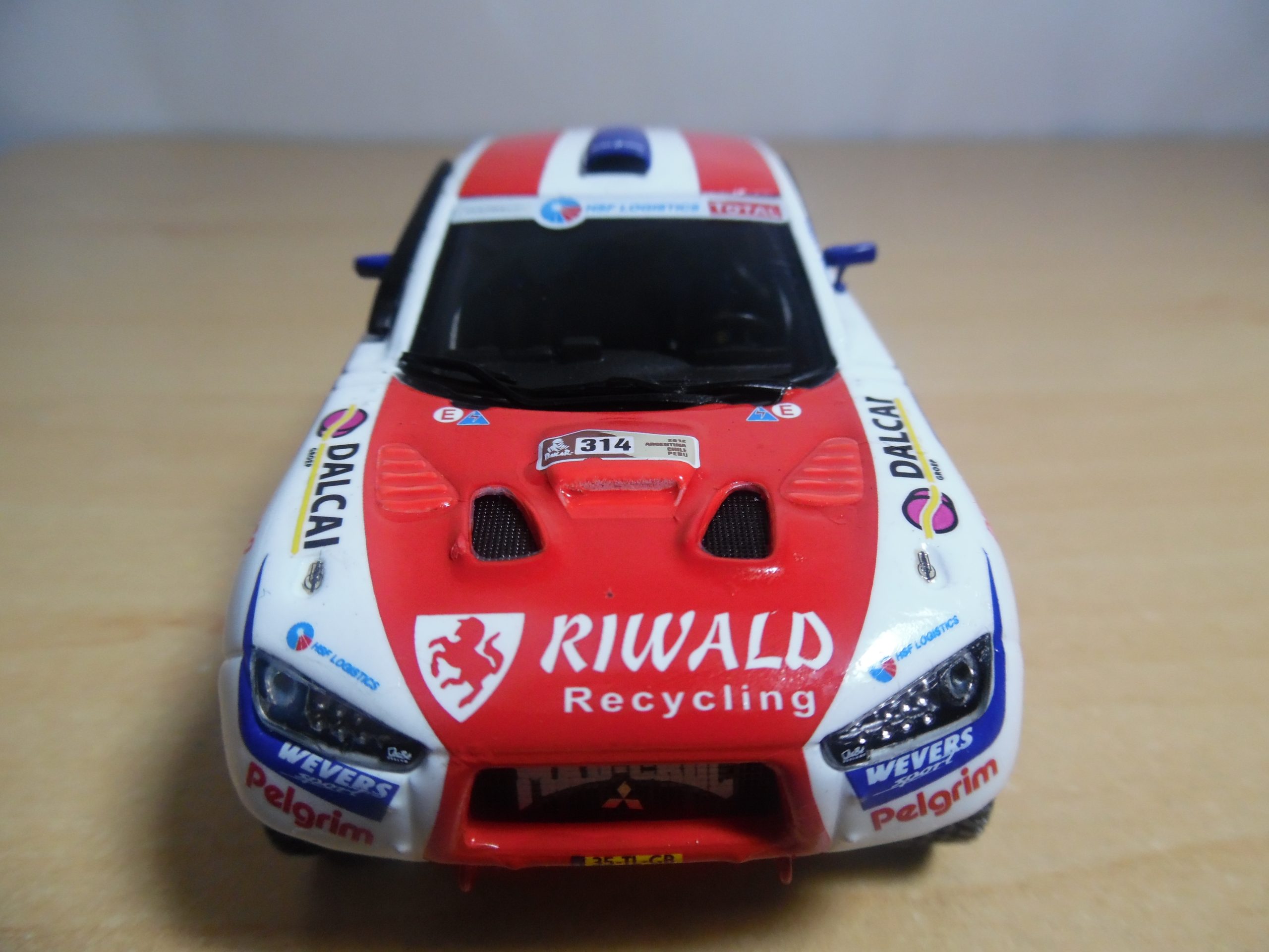 AUTO DE COMPETENCIA MITSUBISHI LANCER RACING Nº314 - Imagen 6