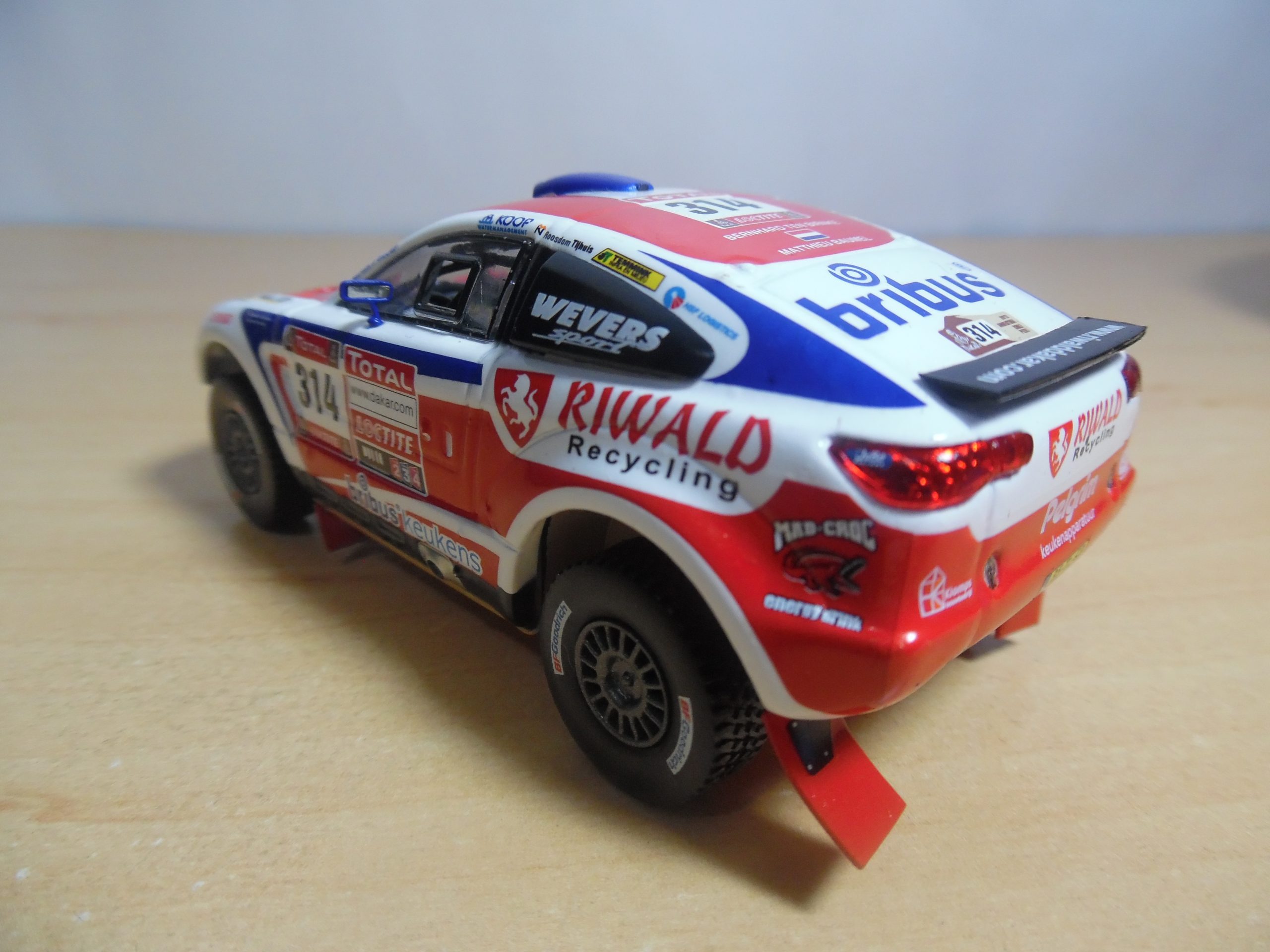 AUTO DE COMPETENCIA MITSUBISHI LANCER RACING Nº314 - Imagen 7