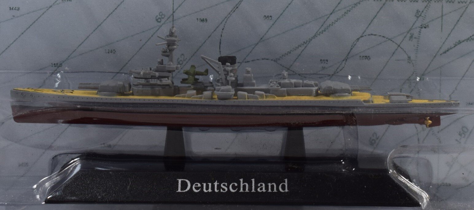 BUQUE DE GUERRA ALEMAN DEUTSCHLAND 1928 - Imagen 2