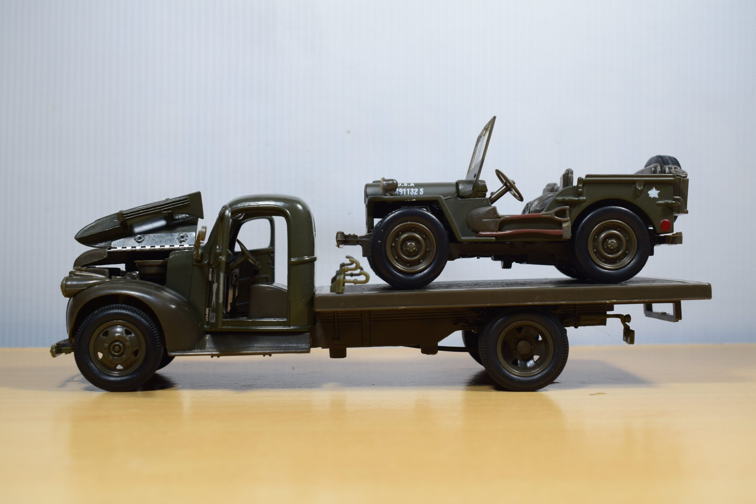 CAMION CHEVROLET FLABET 1941 T JEEP WILLYS MILITAR