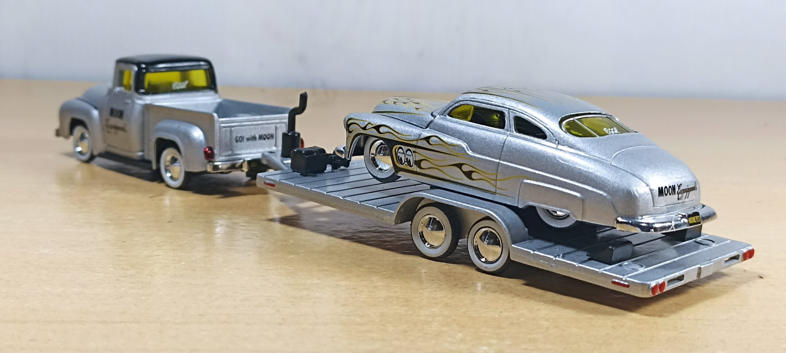 CAMIONETA CON TRAILER FORD F-100 1956 AUTO MERCURY CUSTOM 1949 - Imagen 7