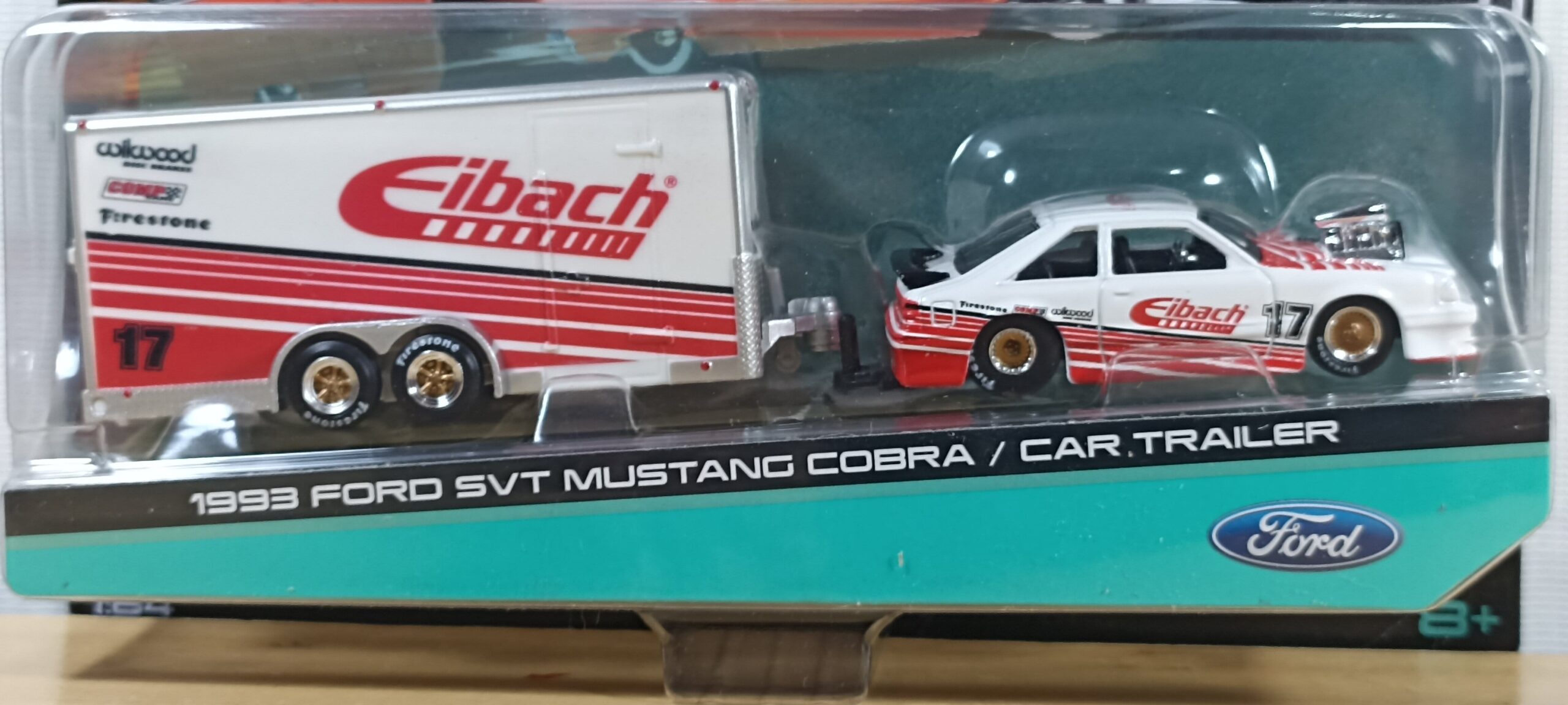 AUTO CON TRAILER FORD SVT MUSTANG COBRA 1993 - Imagen 2